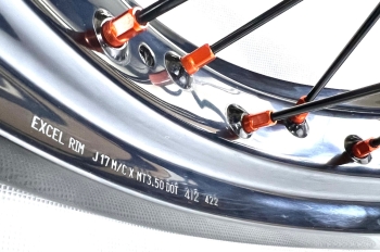 G2 ProSeries "classic" KTM SM wheels 17" x 3,50" / 17"x4,25"-4,50"-5,00"